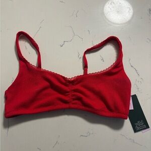 Wild Fable Red Adjustable Bralette, NWT